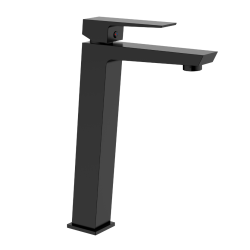 Czarna bateria umywalkowa Paros - nowoczesność i styl BU-09-W04