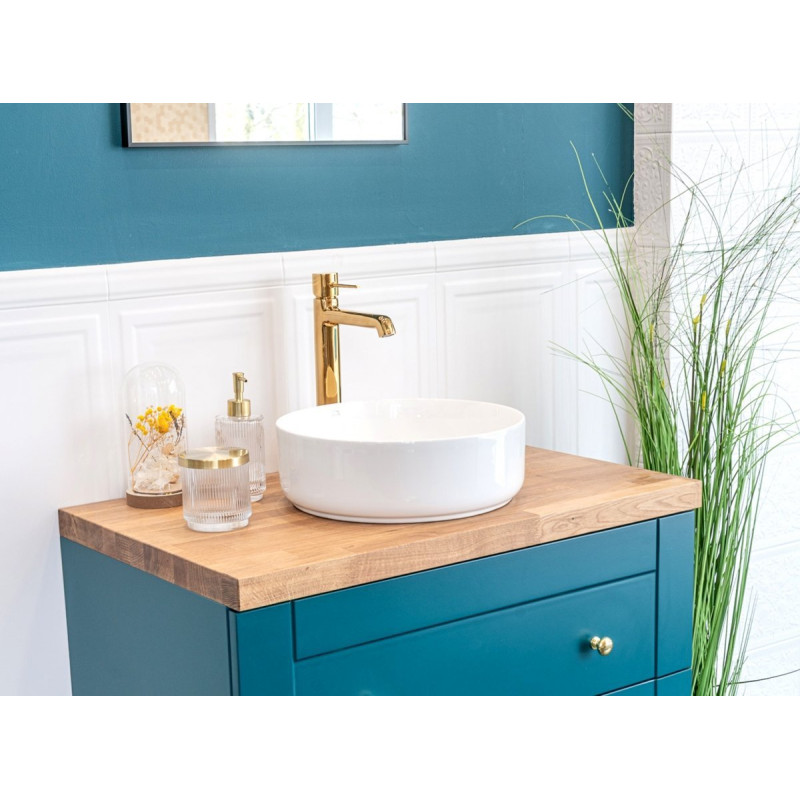 Ceramiczna Umywalka Desna 36 cm - Biała Elegancja i Blask dla Twojej Łazienki!