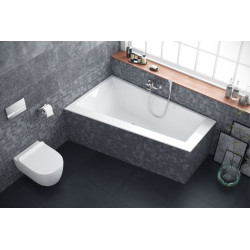 Excellent Sfera Slim wanna narożna 170x100 cm lewa  bialy połysk