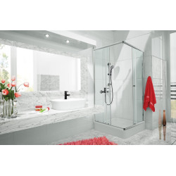 Elegancka Kabina Prysznicowa Parla 80x80 - Transparentna Stylowa Invena