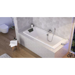 Luksusowa Wanna Crown II 170x75 z Innowacyjnym Zagłówkiem IDEA