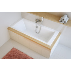 Luksusowa Wanna Crown II 170x75 z Innowacyjnym Zagłówkiem IDEA