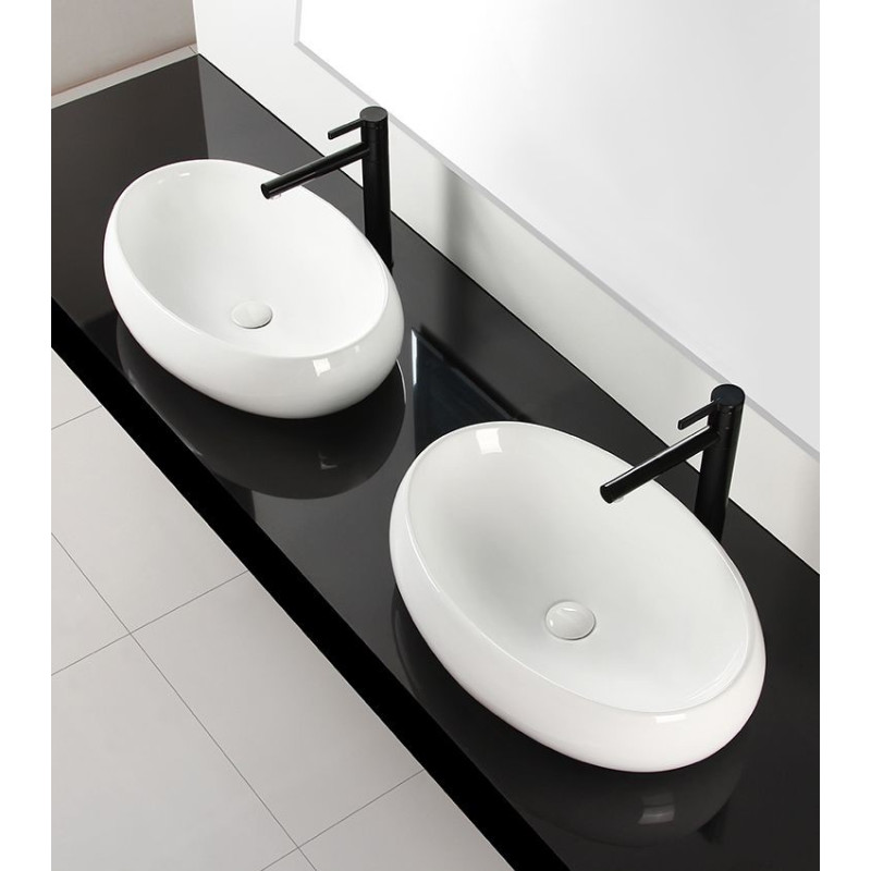 Nowoczesna Umywalka Nablatowa Melania REA - Elegancja i Styl w Twojej Łazience