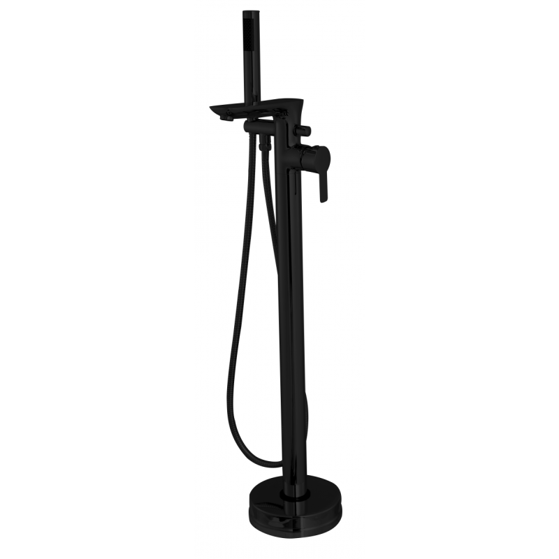 Luksusowa bateria wannowa wolnostojąca Glamour w kolorze czarnym - Elegancja i Styl