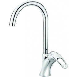 Elegancka Bateria Dalia Chrom z Obracaną Wylewką - Perfekcyjny Akcent Twojej Kuchni!