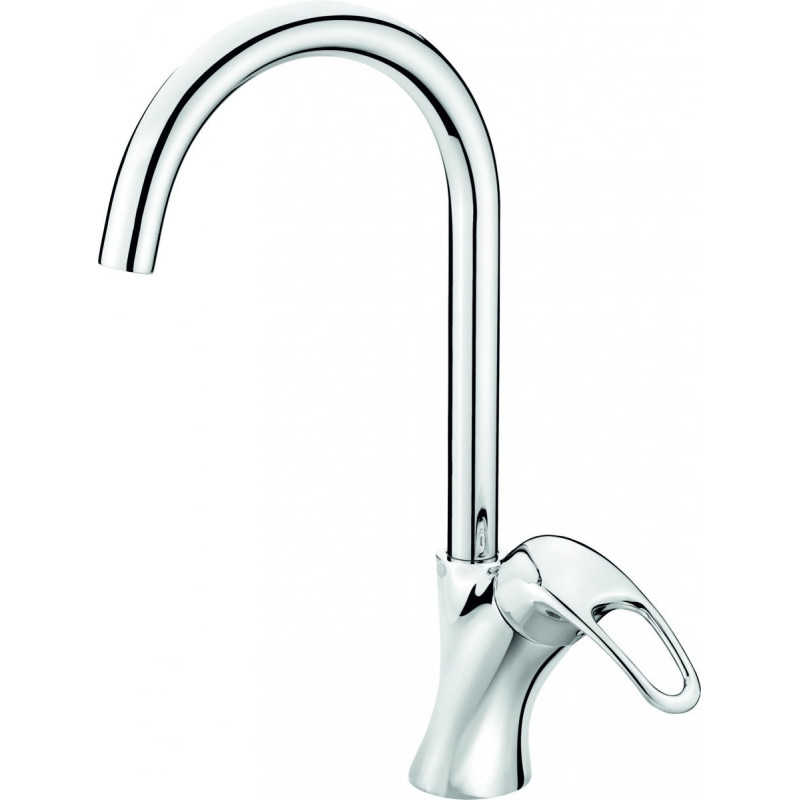 Elegancka Bateria Dalia Chrom z Obracaną Wylewką - Perfekcyjny Akcent Twojej Kuchni!