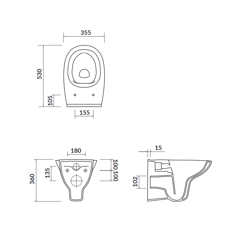 Ekskluzywny Zestaw Podtynkowy ARTECO CleanOn z Deską Duroplast - Model S701-625