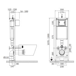 Ekskluzywny Zestaw Podtynkowy ARTECO CleanOn z Deską Duroplast - Model S701-625