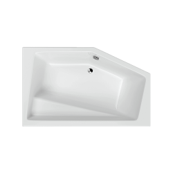 Vesper wanna narożna 160X100 cm prawa, bialy połysk