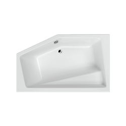 Excellent Vesper wanna narożna 160X100 cm lewa  bialy połysk