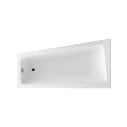 Excellent Ava Side wanna narożna 150x80 cm lewa  biały połysk