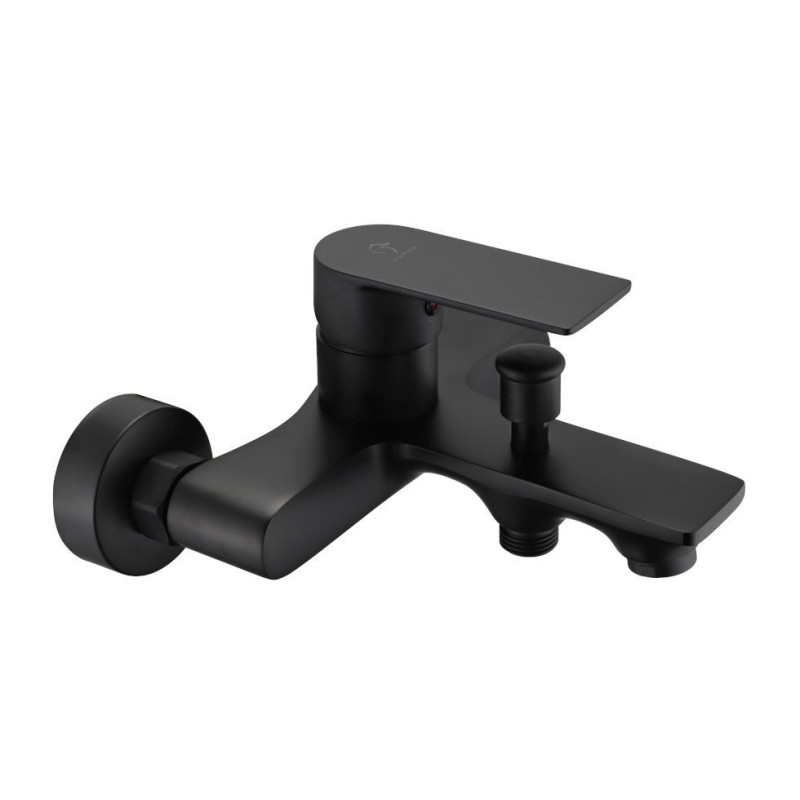 Stylowa Czarna Bateria Wannowa MUSO - Elegancja i Nowoczesność w Twojej Łazience