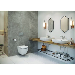 Elegancka Umywalka Ceramiczna Nablatowa Caspia Oval 60 cm - Styl i Funkcjonalność!