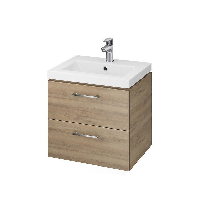 Elegancka Szafka Łazienkowa LARA COMO 50 w Orzechowym Wykończeniu