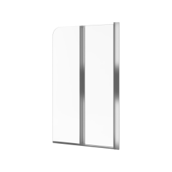 Fliper parawan nawannowy 80x140 cm 2-częściowy prawy, powłoka Clean Control, chrom