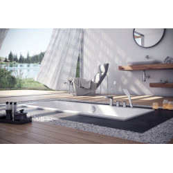4-otworowa Bateria Wannowa OXALIA - Elegancja i Funkcjonalność w Twojej Łazience!