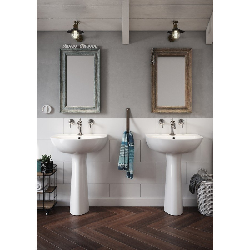 Prestiżowa Umywalka President 60 z Eleganckim Otworem - Kod K08-010