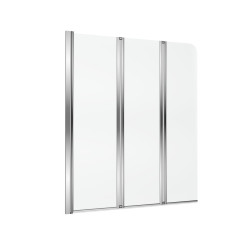 Elegancki Parawan Wannowy Lewy Skrzydło 120x140 - Nowoczesna Ochrona Łazienki