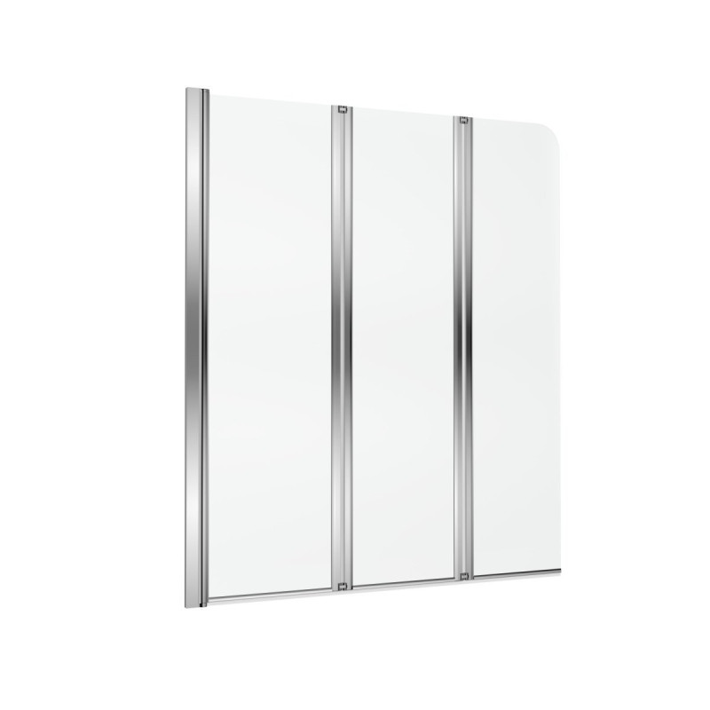 Elegancki Parawan Wannowy Lewy Skrzydło 120x140 - Nowoczesna Ochrona Łazienki