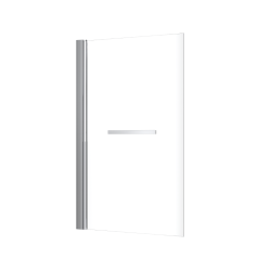 Seria 900 parawan nawannowy 75x145 cm 1-częściowy z uchwytem lewy / prawy, chrom