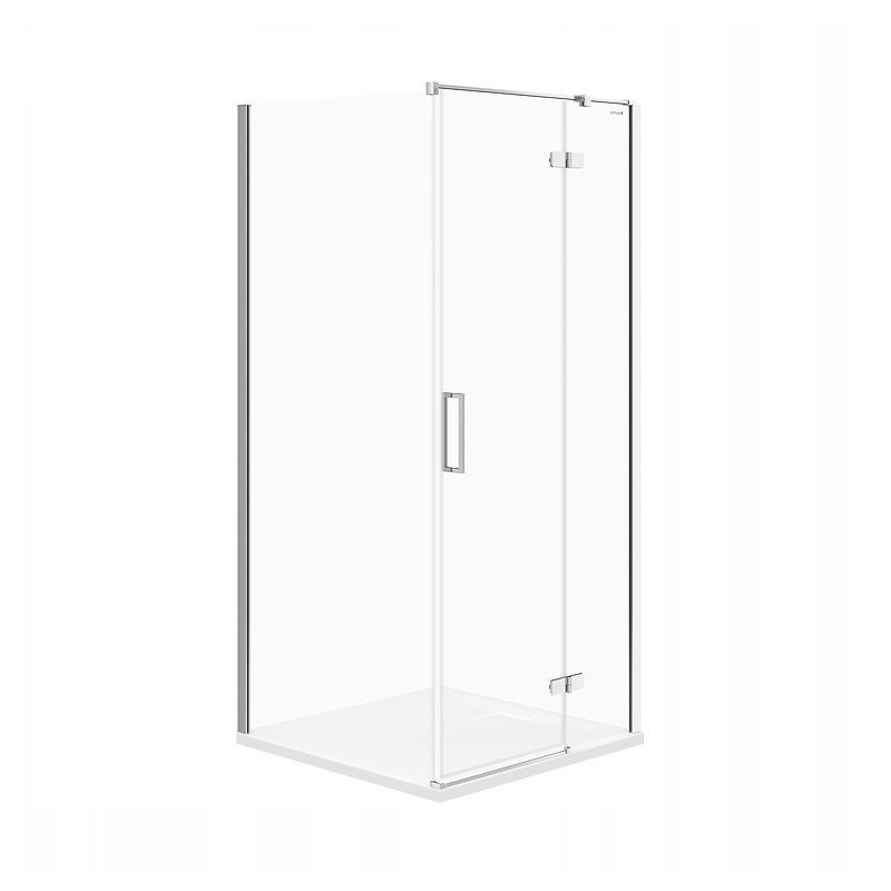 Elegancka Kabina Prysznicowa JOTA, Chrom, 90x90x195 cm - Nowoczesny Design!