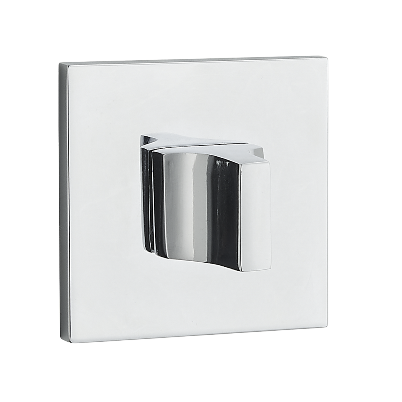 Kwadratowy Szyld Drzwiowy Chromowy WC - Elegancja i Funkcjonalność w Jednym!