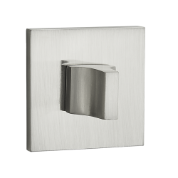 Elegancka Kwadratowa Rozeta WC - Satynowe Wykończenie do Drzwi Wewnętrznych