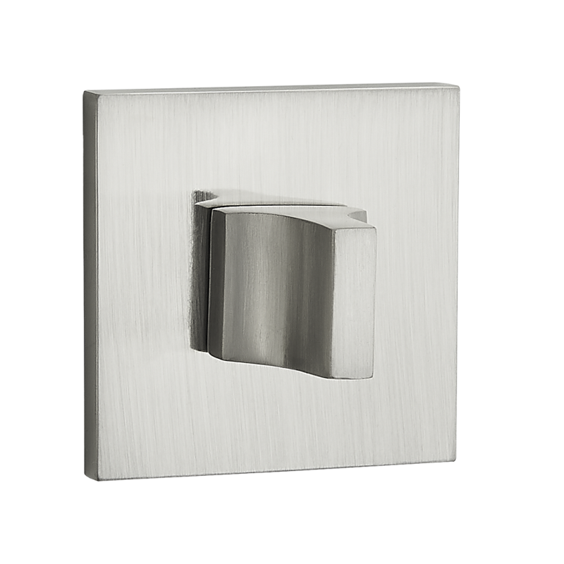 Elegancka Kwadratowa Rozeta WC - Satynowe Wykończenie do Drzwi Wewnętrznych