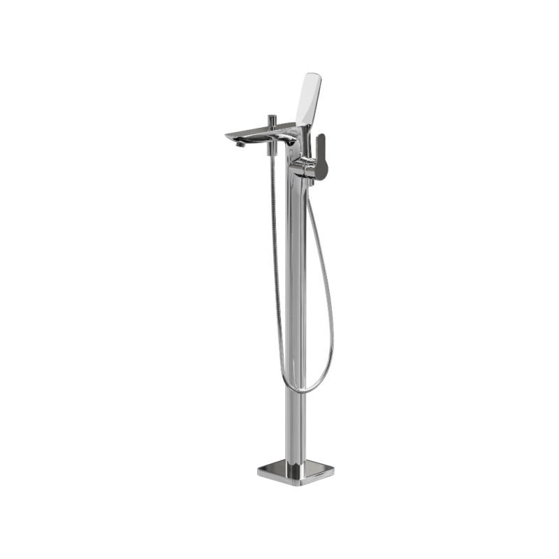 Oxalia bateria wannowa wolnostojąca, Z Fix-box, chrom