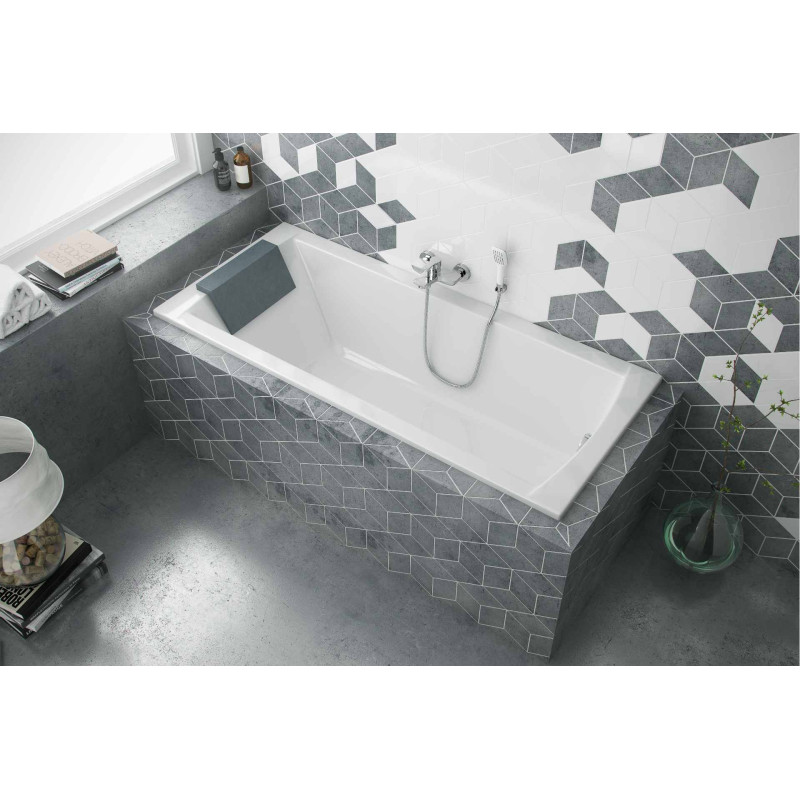 Prim zagłówek wannowy, szary