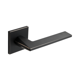 Ekskluzywna klamka TOGO na rozecie - Czarno-złota elegancja dla Twojego wnętrza