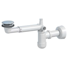 Syfon Slim Click-Clack Oszczędzaj Miejsce - Solidny Metalowy Korek!