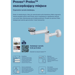 Syfon Slim Click-Clack Oszczędzaj Miejsce - Solidny Metalowy Korek!