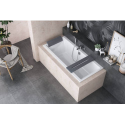 Excellent Long zagłówek wannowy  szary