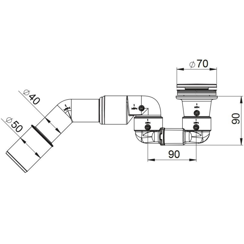 Niezawodny Syfon Brodzikowy z Innowacyjnym Korkiem Klik-Klak