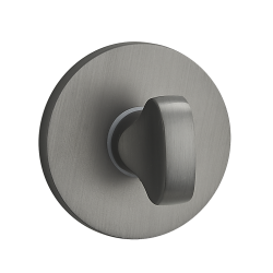 Stylowy Okrągły Szyld WC Grafitowy – Nowoczesne Wykończenie Wnętrz!