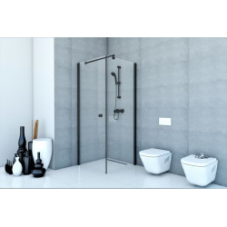 FRESH-LINE Elegancja i Nowoczesność: Kabina Prysznicowa BEZPROFILOWA Lewa 80x80 cm CleanGLASS