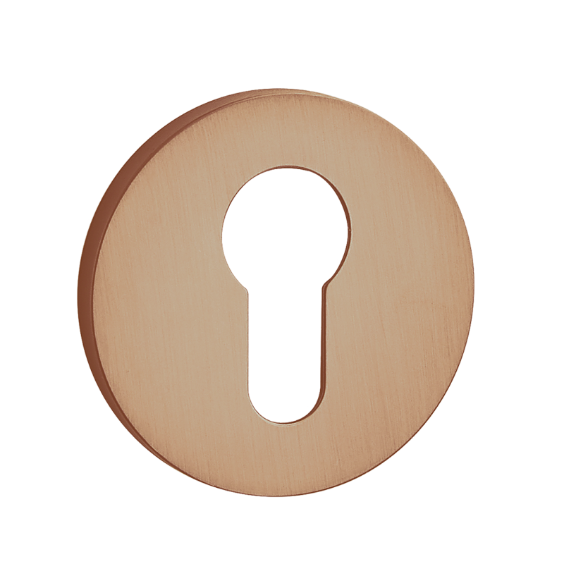 Ozdobny Szyld Okrągły Różowe Złoto z Wkładką - Elegancja i Nowoczesność dla Twoich Drzwi