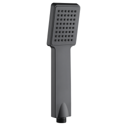 Czarna Słuchawka Natryskowa ORCA z Antykamieniem - Relaksujący Strumień Deszczowy