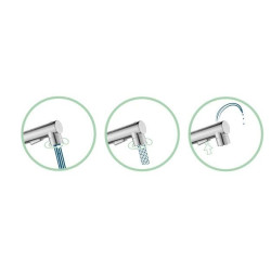 Kuchinox Fonte bateria umywalkowa stojąca chrom