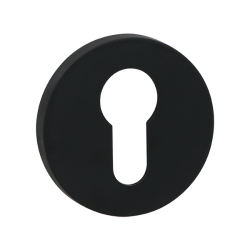 Stylowa osłona drzwiowa okrągła - czarna elegancja dla Twojego wnętrza