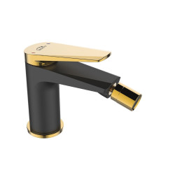 Elegancja i Nowoczesność: Bateria Bidetowa RUBIO Czarno-Złota z Systemem Łatwego Montażu