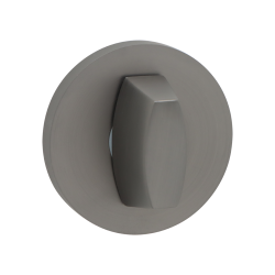 Okrągły Szyld WC Grafitowy Premium - Bezpieczeństwo i Styl na Każde Drzwi!