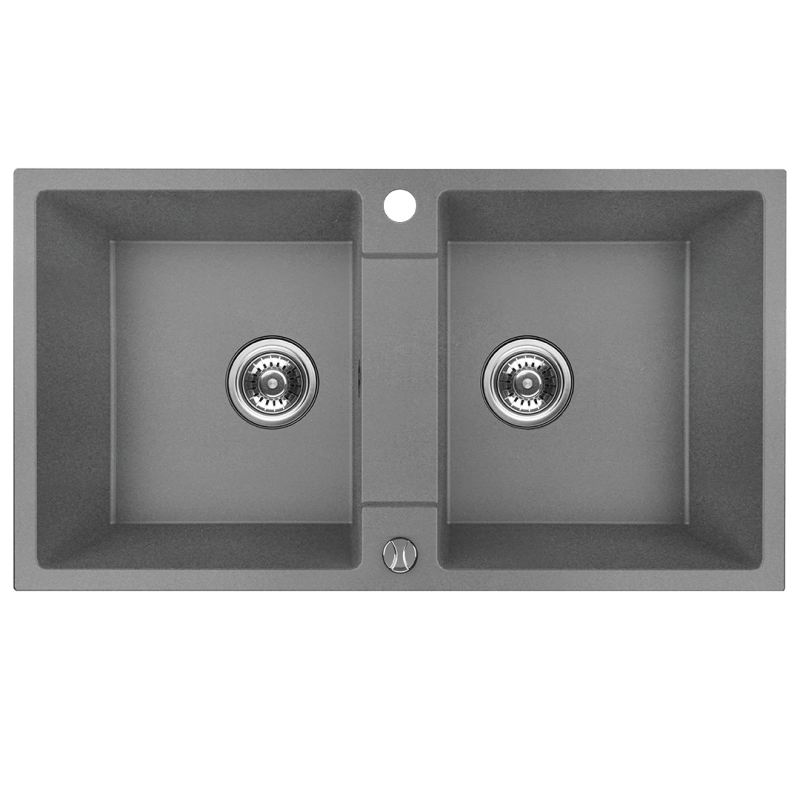Granitowy Zlewozmywak Rab 2-komorowy – Styl i Wytrzymałość dla Twojej Kuchni!