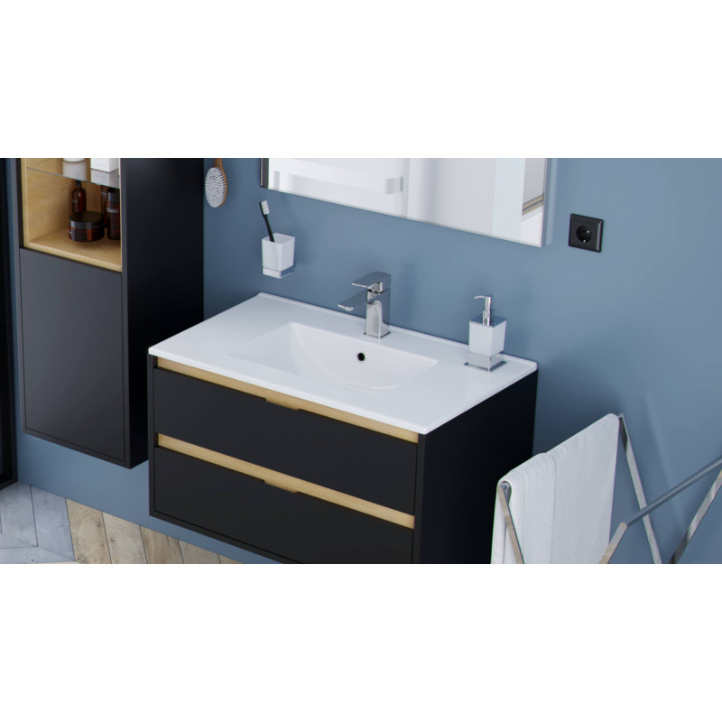 Keria bateria umywalkowa stojąca, chrom