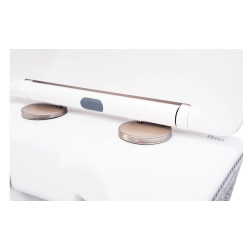 Elegancka Misa WC Carlo Mini Rimless Arte w Ciemnym Szarym + Deska Wolnoopadająca