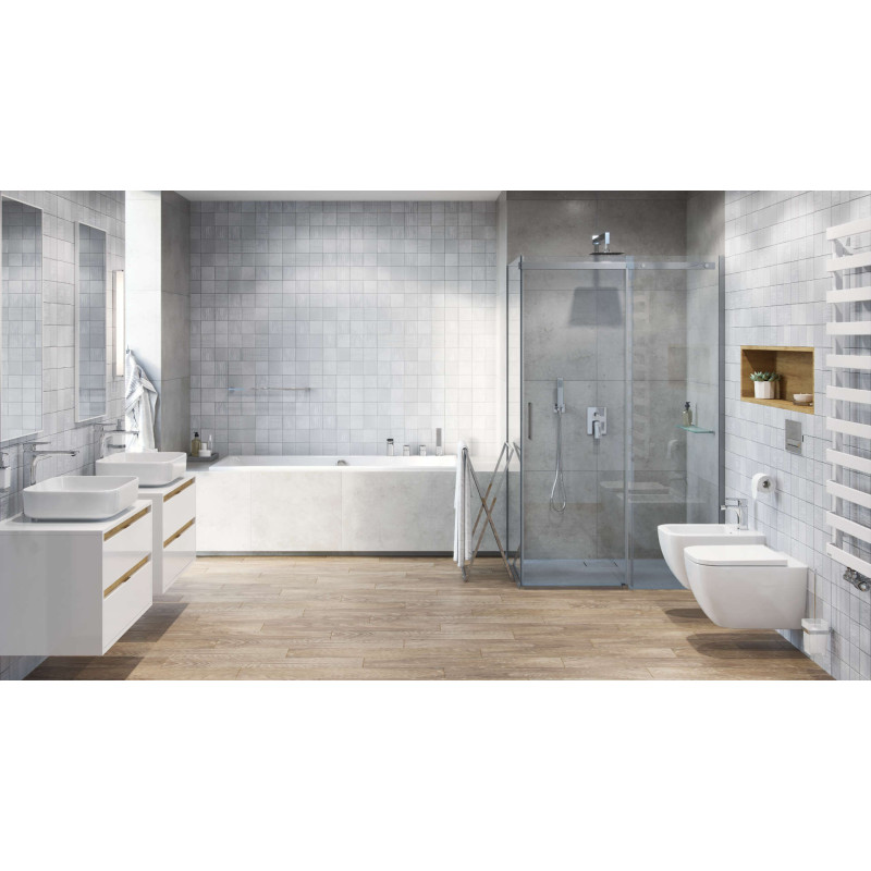 Excellent Keria bateria bidetowa stojąca  chrom