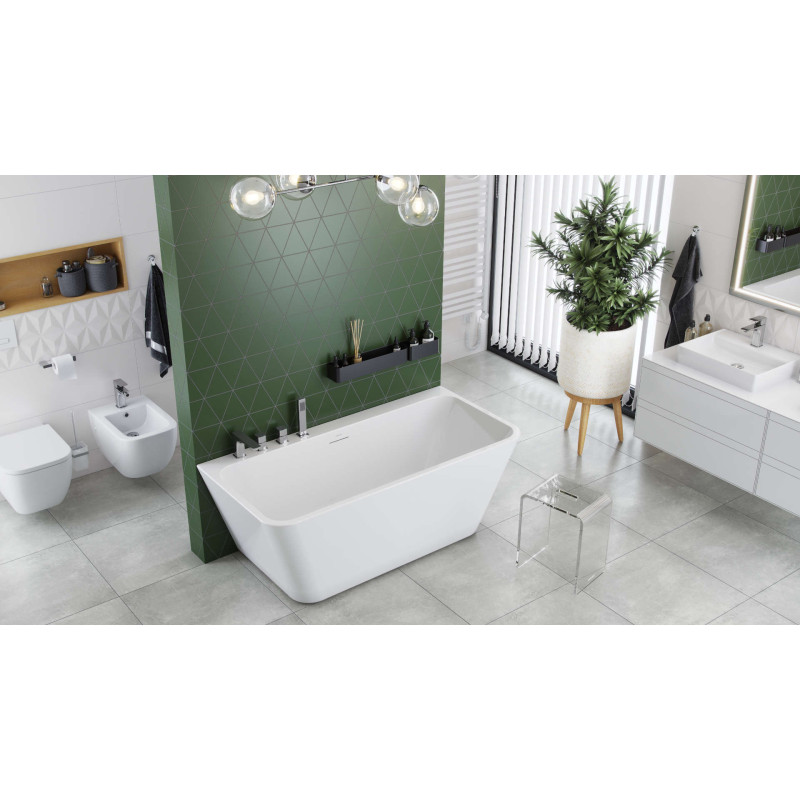 Excellent Keria bateria bidetowa stojąca  chrom