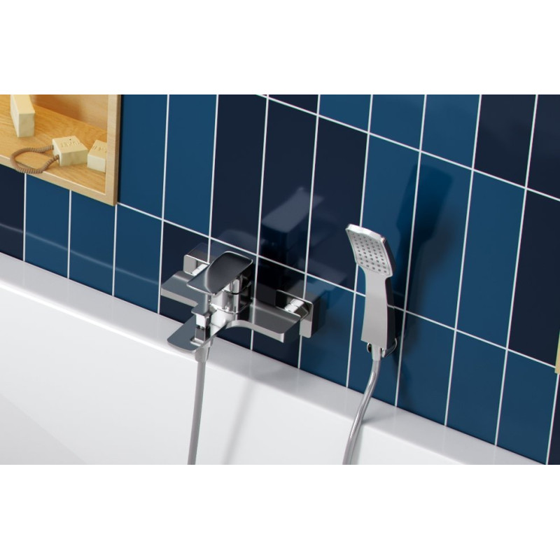 Keria bateria wannowo-prysznicowa, chrom