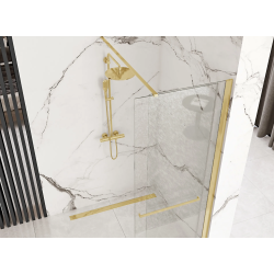 Ekskluzywna Ścianka Prysznicowa Cortis Gold 120 - Elegancja i Styl w Twojej Łazience!